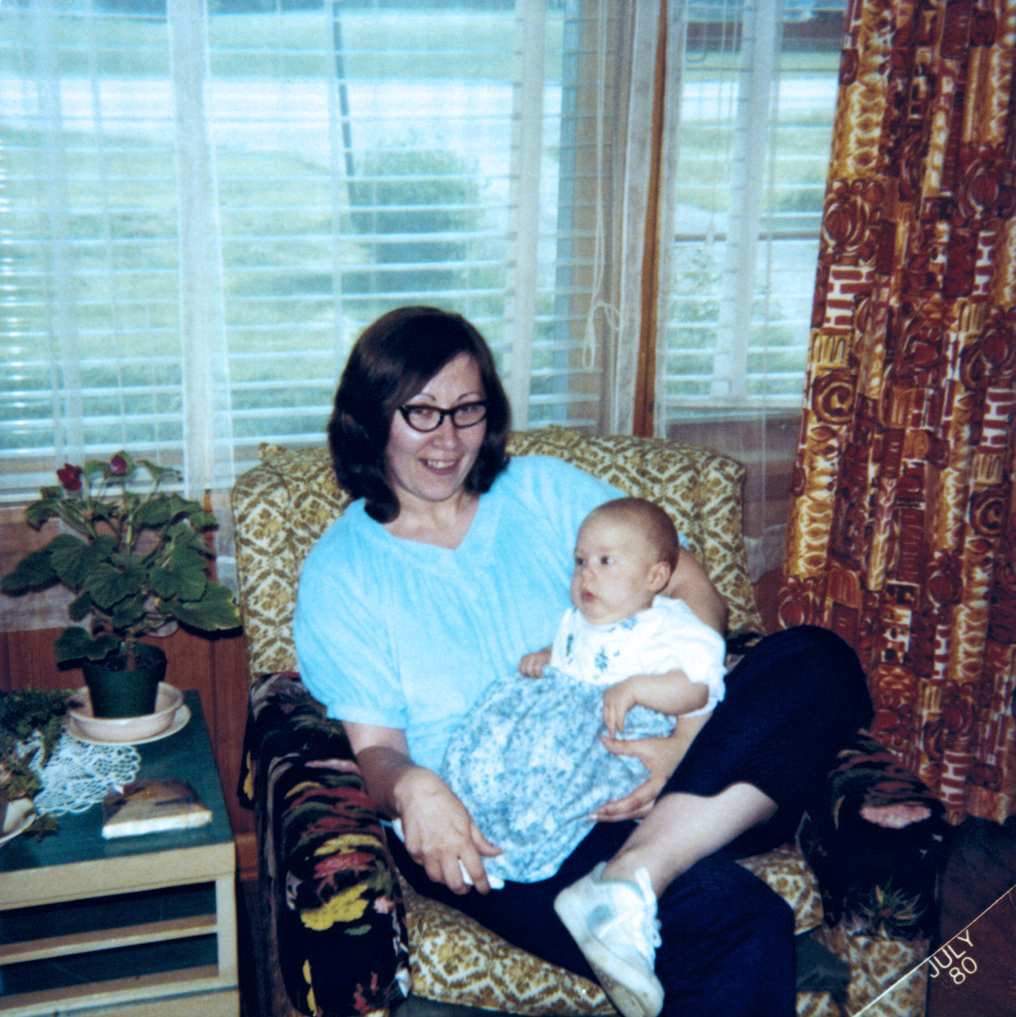 Patricia & Courtney Coe, Columbia Station, Ohio, May 1980